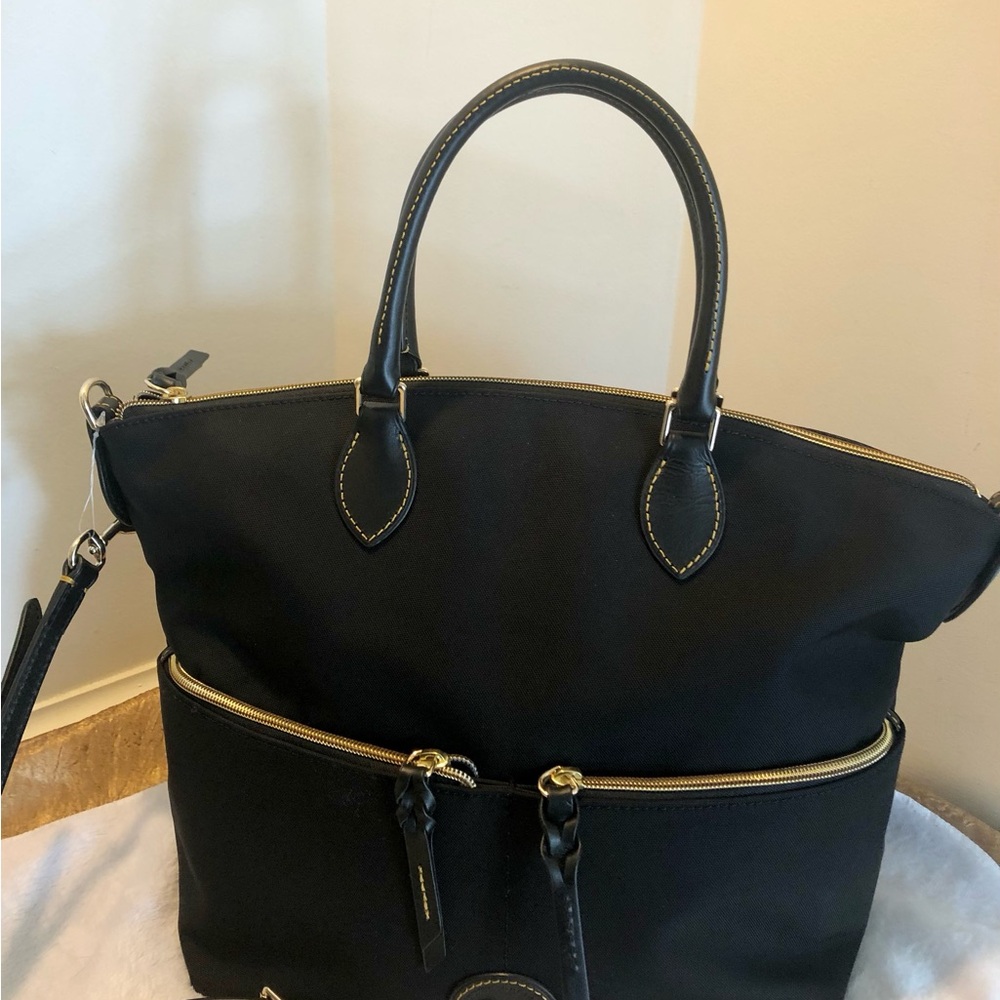 Dooney & Bourke Nylon and Leather Large Handbag